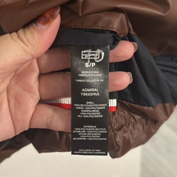 NWT-HUNTER- admiral coffee puffer jacket- coffee/ brown color-Women's size Small - Picture 13 of 16
